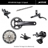 Grupa Shimano XTR M9100 – 12-rzędowa mechaniczna, 4-tłoczkowe hamulce, korba 175 mm, tarcza 36 T, kaseta 10-51T