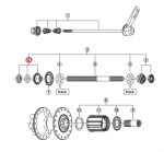 Stożek piasty tył Shimano FH-M529 lewy