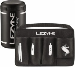 Pojemnik na narzędzia Lezyne Flow Caddy Box 500 ml + Organizer — czarny