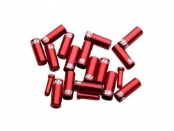 Zestaw końcówek pancerzy SRAM Ferrule Kit — aluminiowe czerwone