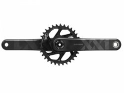Korba SRAM XX1 Eagle Fat Bike 5 DUB 170 mm 30T DM — czarna