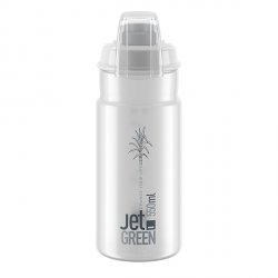 Elite Bidon Jet Green+ Clear Grey Logo 550ml 