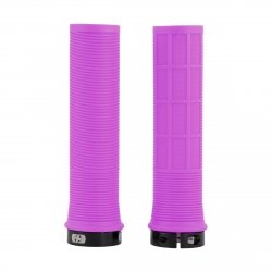 Chwyty MTB OXF Driver Lock-On — fioletowe