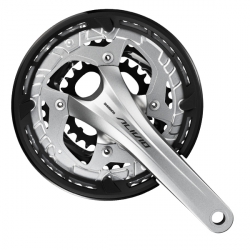 Mechanizm korbowy Shimano Alivio FC-T4060 3rz 44x32x22T 175mm srebrny