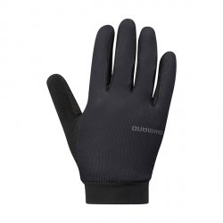 Rękawiczki Shimano Explorer FF — Black (czarne), rozmiar L (full finger)
