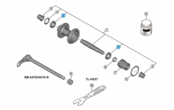 Łożysko Shimano FH-MT410 