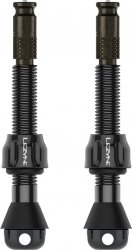 Wentyle tubeless Lezyne CLIK TLR PRO 44 mm — czarne, aluminiowe