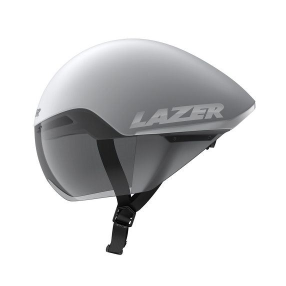 Kask rowerowy Lazer Victor KinetiCore CE-CPSC — Matte White Silver, rozmiar S (52–56 cm)