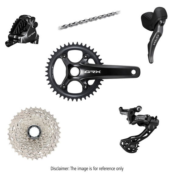 Grupa Shimano GRX 820 1x12 172,5 mm 40T 11-36T