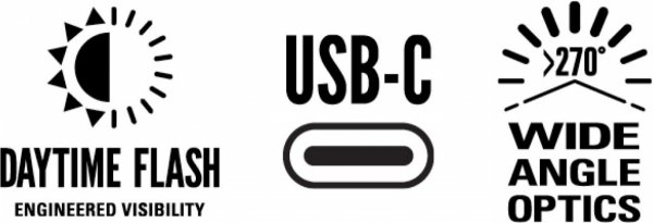 Lampka rowerowa tylna Lezyne Strip Drive Pro 400+ — czarna, czerwone światło