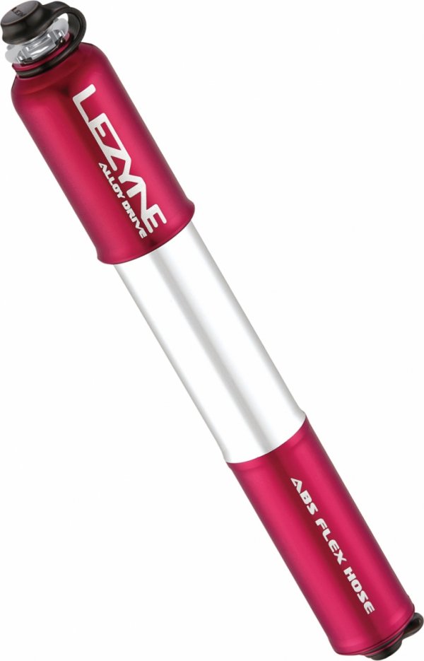 Pompka ręczna Lezyne CNC Alloy Drive Small — czerwona