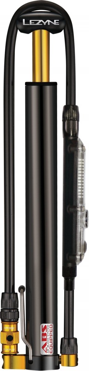 Mini pompka Lezyne Micro Floor Drive Digital HPG — srebrna, 160 psi / 11 bar