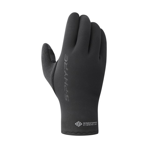 Rękawiczki Shimano S-PHYRE Thermal — czarne, męskie, rozmiar M
