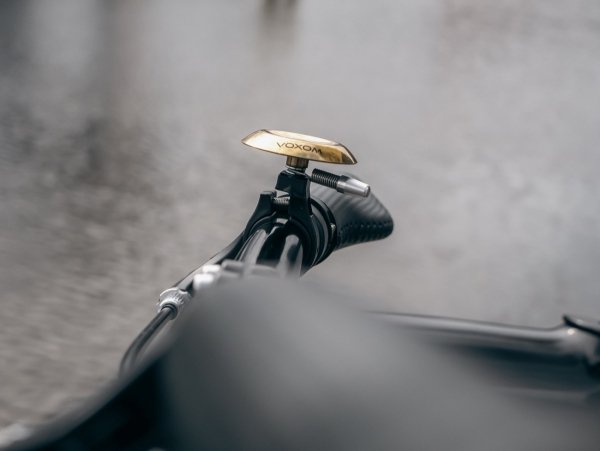 Dzwonek rowerowy Voxom KL11 — złoty, mosiężny