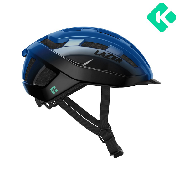 Kask rowerowy Lazer Codax KinetiCore CE-CPSC — Blue Black, Uni (54–61 cm) + moskitiera