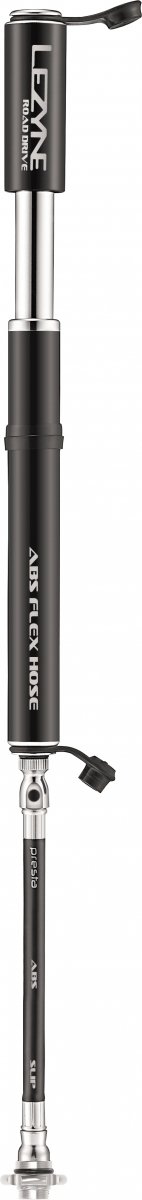 Pompka ręczna Lezyne CNC Road Drive Medium — srebrna, 160 PSI, 21,6 cm