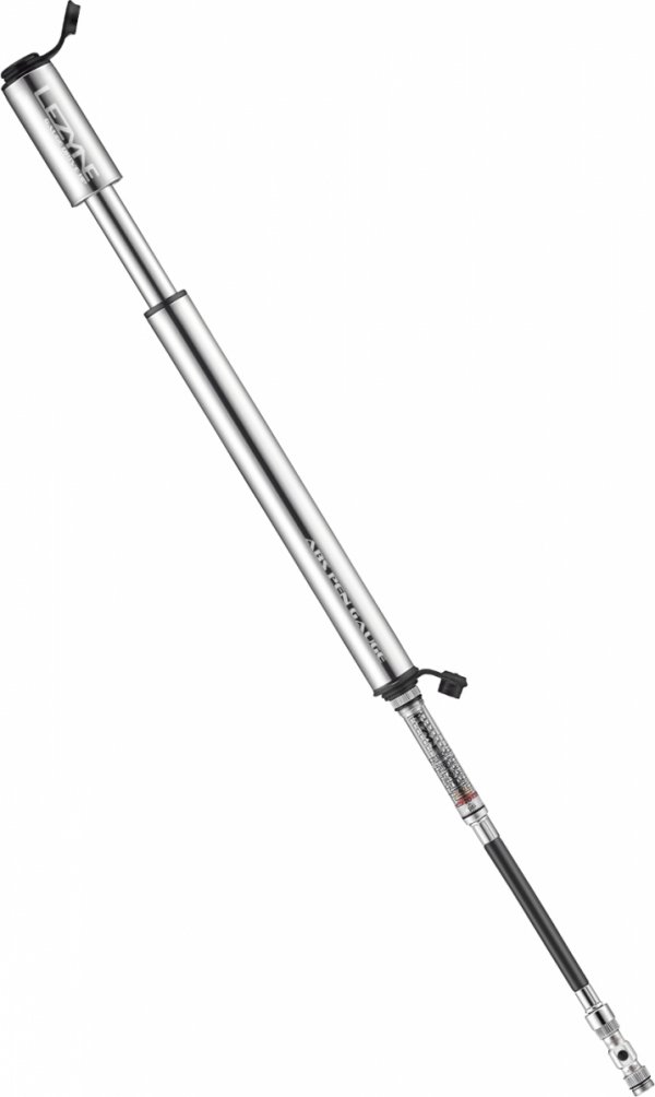 Pompka ręczna Lezyne CNC Gauge Drive HP-M — czarna, z manometrem, 120 PSI / 8,3 bar