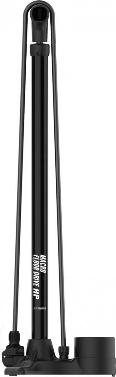 Pompka podłogowa Lezyne Macro Floor Drive DV — czerwona, 220 PSI, 63,5 cm