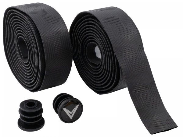 Owijka na kierownicę Voxom Shock Absorber 3,0 mm — szaro-czarna