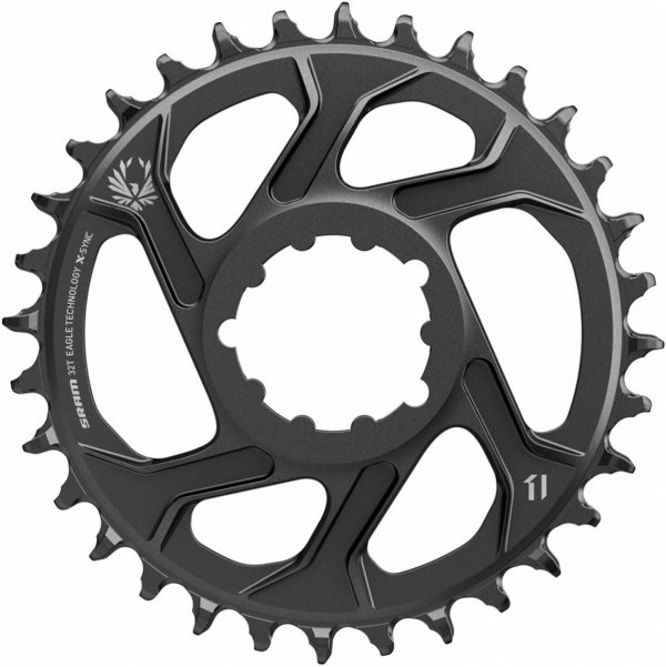 Zębatka SRAM X-SYNC™ 2 SL Eagle — 38T, Direct Mount, offset 6 mm, Lunar Grey