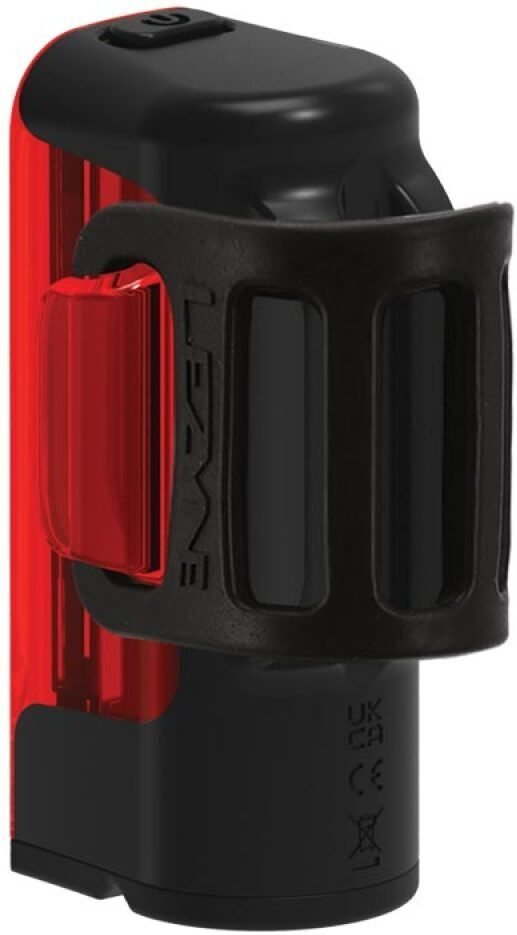 Lampka rowerowa tylna Lezyne Strip Drive 300+ — czarna, czerwone światło (USB-C, 300 lm)