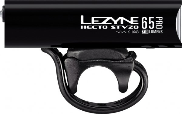 Lampka przednia Lezyne LED Hecto Drive Pro 65 StVZO — czarna