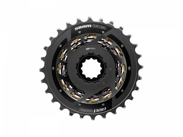 Kaseta SRAM RED XG-1290 E1 10-28T 12-rzędowa — Rainbow (XDR, X-DOME)