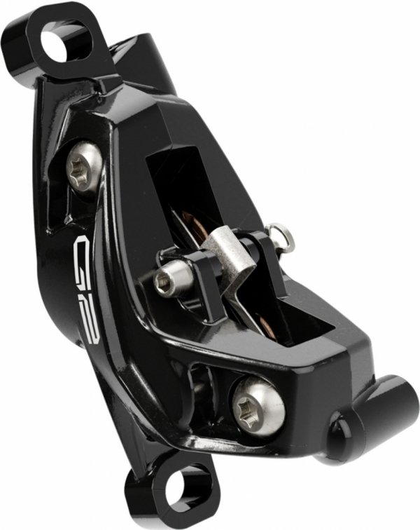 Hamulec tarczowy SRAM G2 RS — tylny, czarny (Diffusion Black), przewód 2000 mm