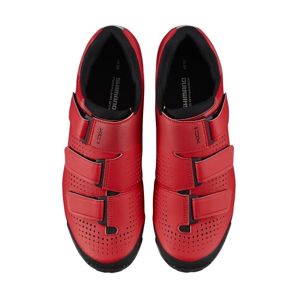 Buty SPD MTB Shimano SH-XC100 czerwone, rozmiar 42