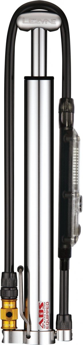 Mini pompka Lezyne Mini CNC Micro Floor Drive Digital HPG — srebrna, 160 psi / 11 bar 