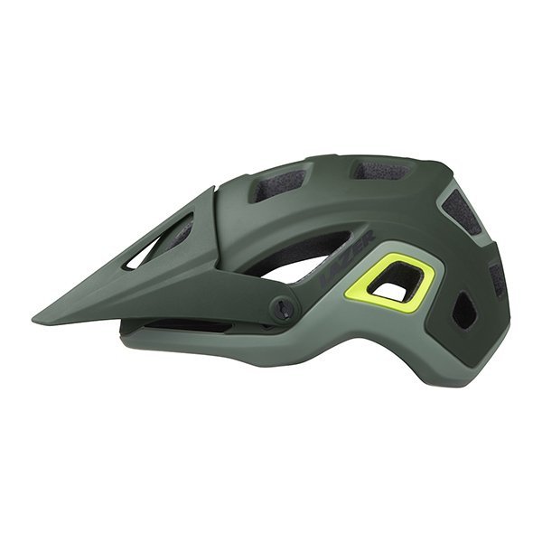 Kask Lazer Impala Matte Dark Green F-Yellow roz.M 