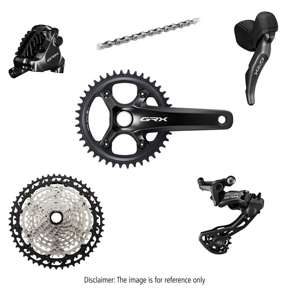 Grupa Shimano GRX 820 1x12 170 mm 40T 10-51T