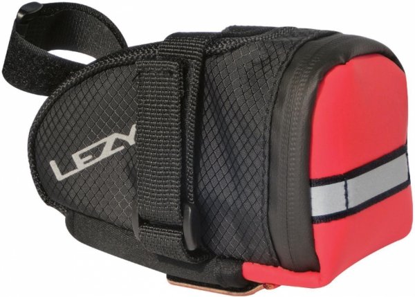 Saszetka pod siodło Lezyne M-Caddy — czarno-czerwona, rozmiar M