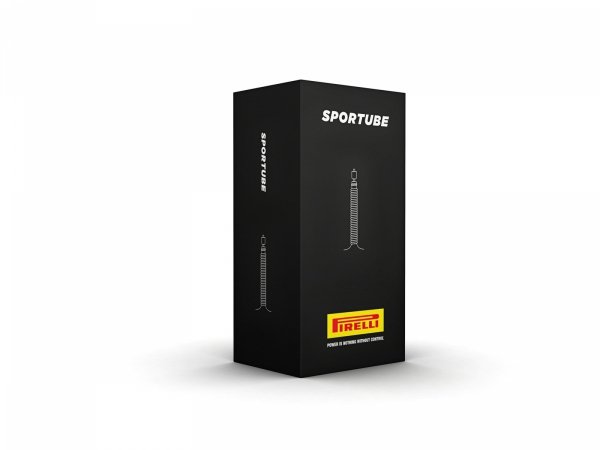 Dętka Pirelli SporTUBE 27.5 x 2.1–2.4 Presta 48 mm — czarna