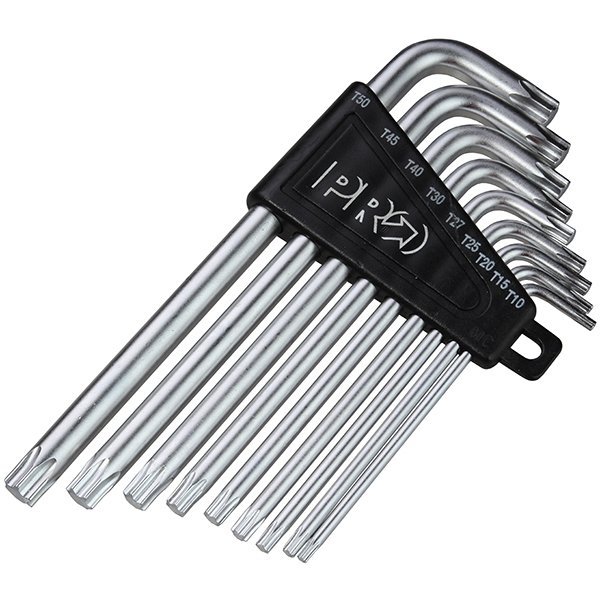 Zestaw kluczy Torx PRO T10–T50