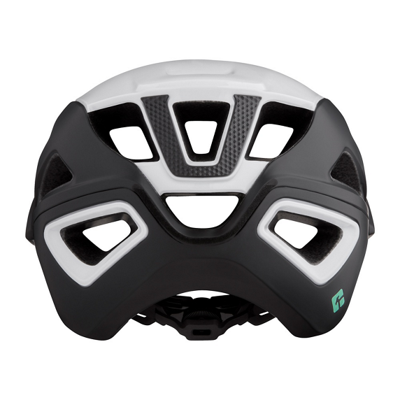 Kask MTB Lazer Jackal KinetiCore — Matte White Black, rozmiar S (52–56 cm)