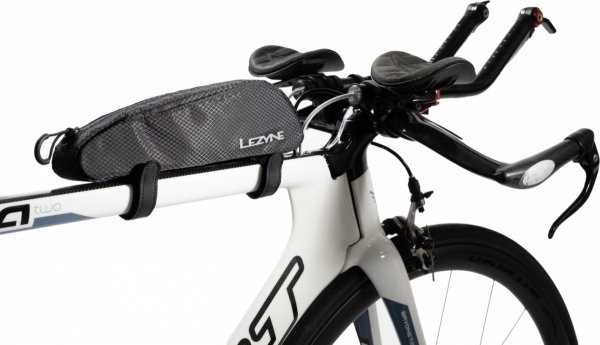 Lezyne Aero Energy Caddy Top Tube Mount, for smartphone and personal items, black