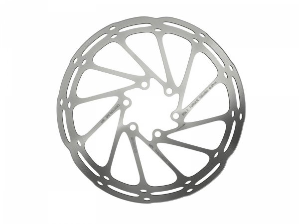Tarcza hamulcowa SRAM CenterLine Rounded 200 mm Centerlock — srebrno-czarna