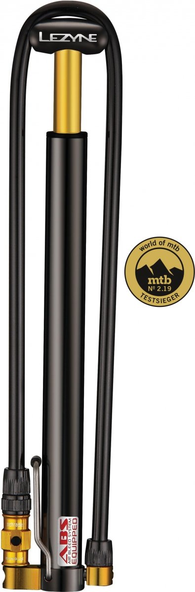 Pompka ręczna Lezyne Mini CNC Micro Floor Drive HP — srebrna, 160 PSI