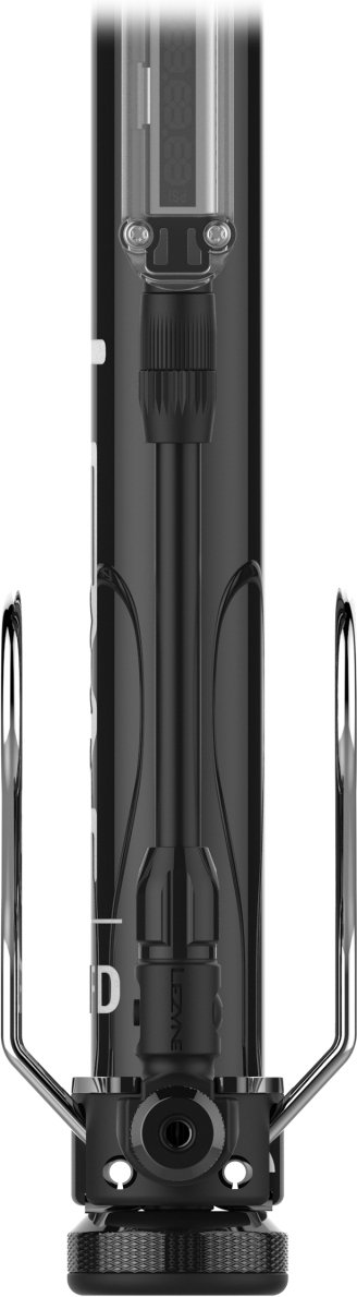 Pompka podłogowa Lezyne Digital Travel Floor Drive — czarna, 160 PSI / 11 bar, manometr cyfrowy