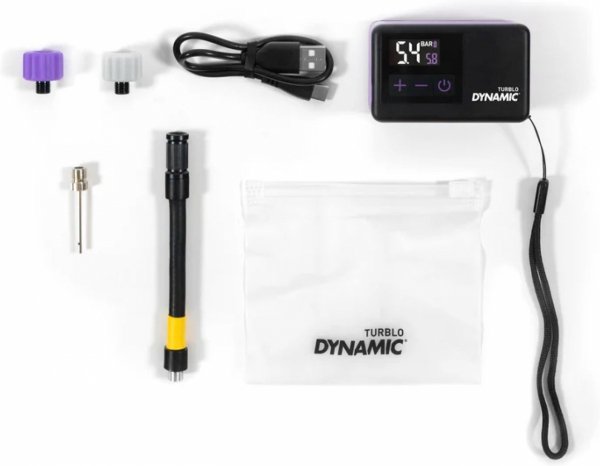 Elektryczna pompka Dynamic Turblo — do 8 bar / 116 psi, akumulator 500 mAh