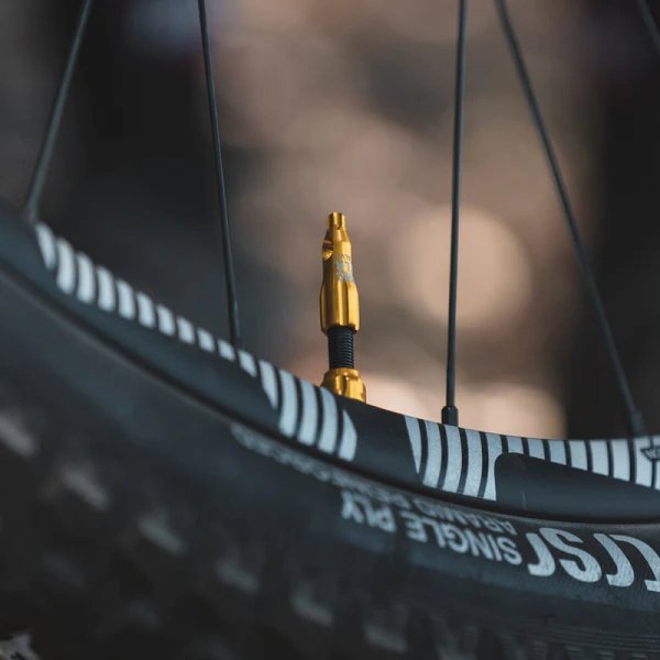 Nakrętki wentyli Lezyne CNC TLR Valve Cap — czerwone 2szt