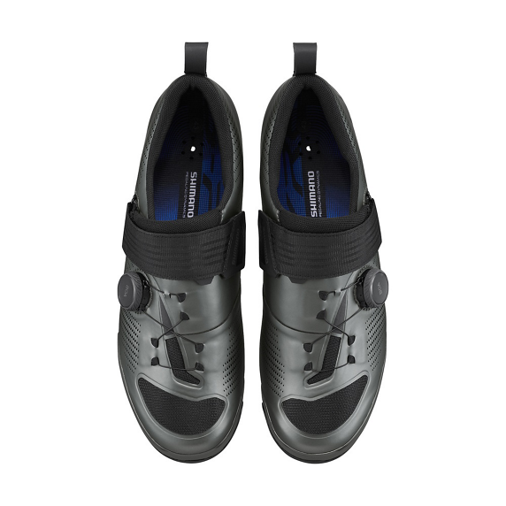 Buty triathlonowe Shimano S-PHYRE SH-TR903 — Matte Gunmetal, rozmiar 42 (SPD-SL)