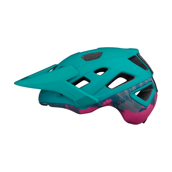 Kask MTB Lazer Jackal KinetiCore — Matte Turquoise, rozmiar L (58–61 cm)