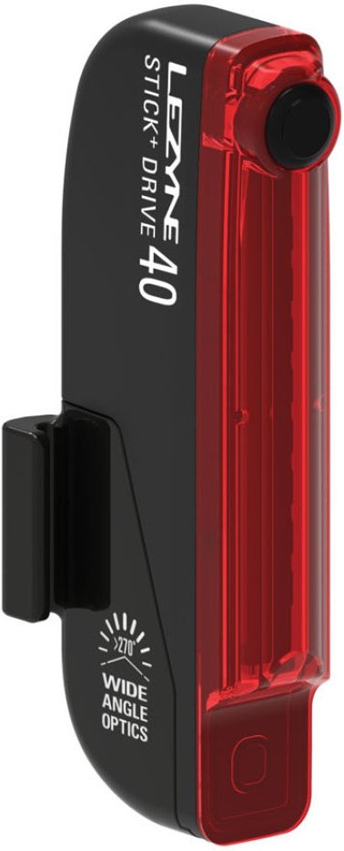 Lampka tylna Lezyne Stick+ StVZO — czarna, USB