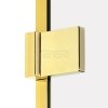 NEW TRENDY Kabina prysznicowa drzwi uchylne AVEXA GOLD SHINE Linia Platinium 80x100x200 EXK-1650/EXK-1651
