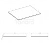 ELITA BLAT MARMUR 90/49,4/1,5 WHITE MATT 168390/RE050900015290