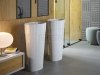BESCO Uniqa Matt Biała wolnostojąca + klik-klak biały  32 x 46 x 84 #UMMB-U-WOW