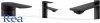 REA - Bateria umywalkowa STORM Black / Czarna wysoka