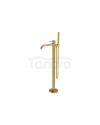 LAVITA Bateria wannowa wolnostojąca Orion Brushed Gold